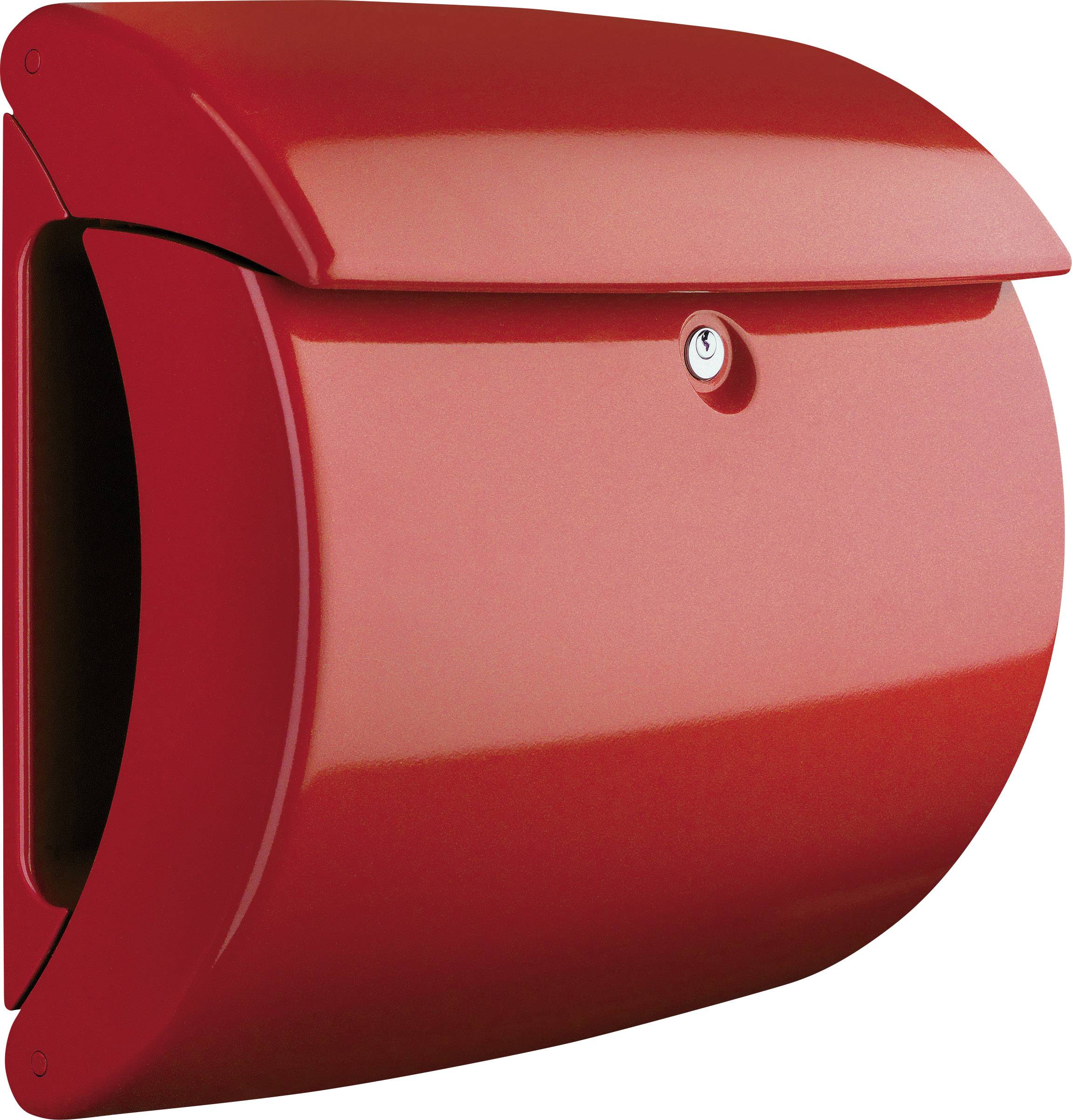 Burg Wächter 35600 PIANO 886 Boîte aux lettres plastique rouge avec serrure à clé