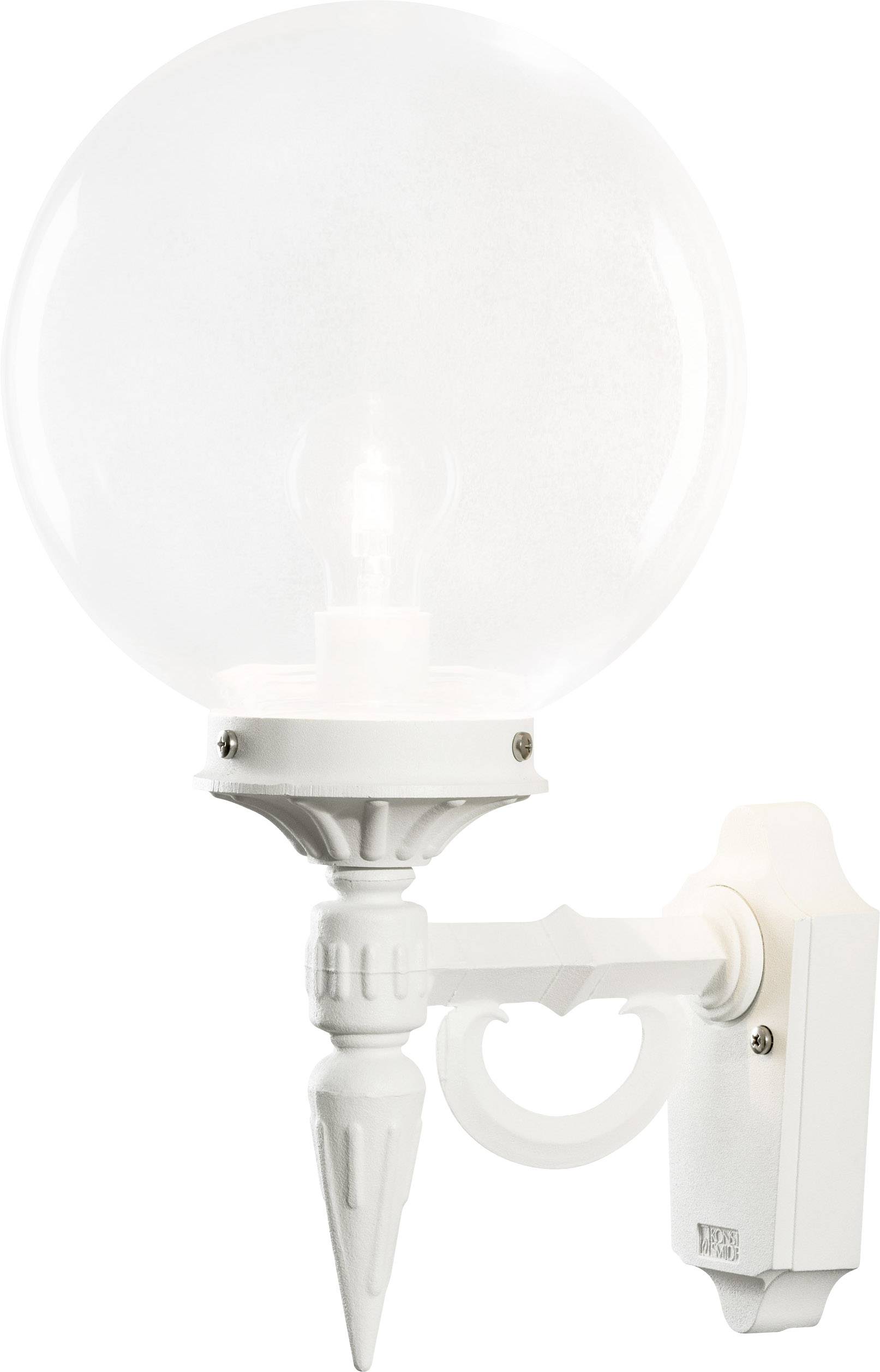 Konstsmide Orion 496-250 Applique extérieure Ampoule à économie d'énergie, LED E27 60 W blanc