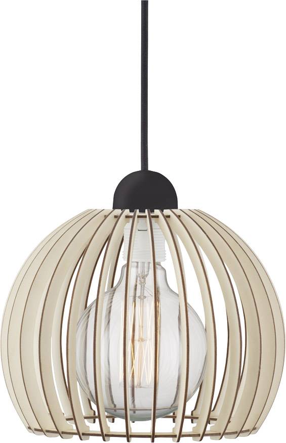 Nordlux Chino 25 84823014 Luminaire à suspendre E27 60 W bois
