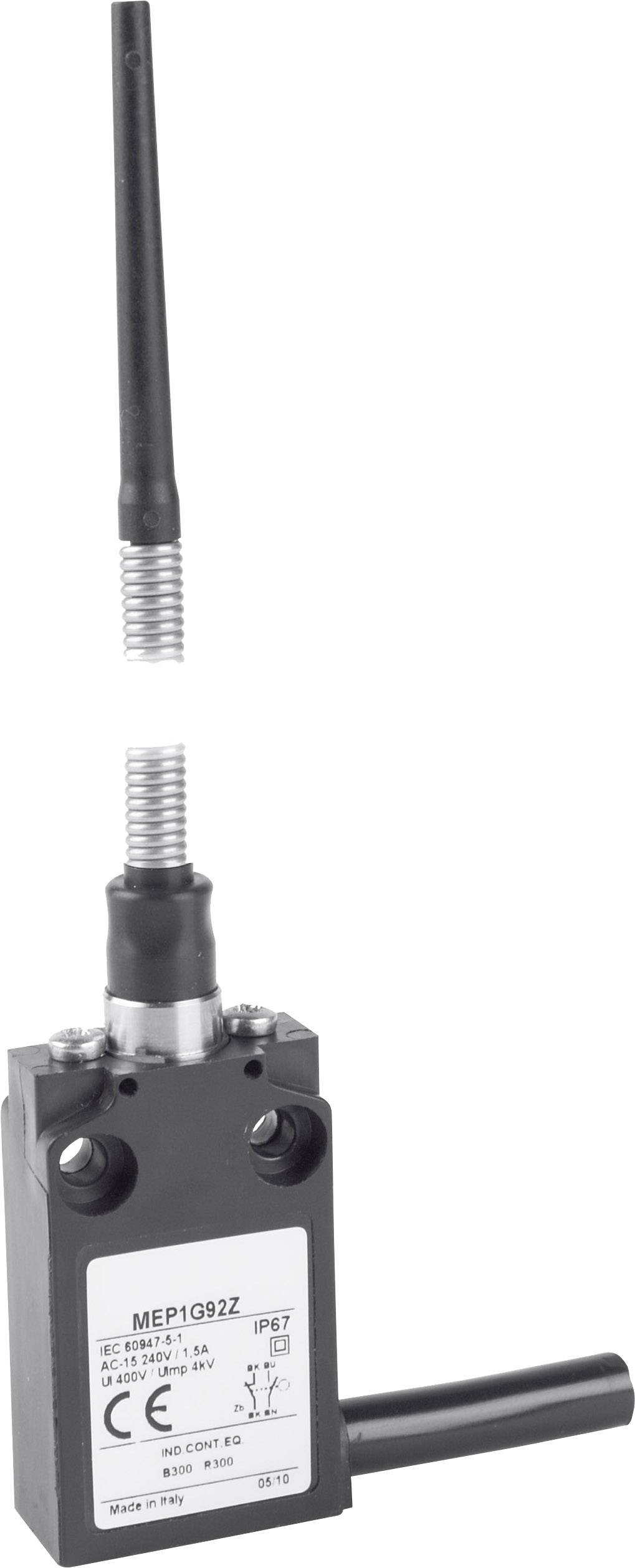 Panasonic MEP1G92Z MEP1G92Z Interrupteur de fin de course 24 V 5 A tige à ressort IP67 1 pc(s)