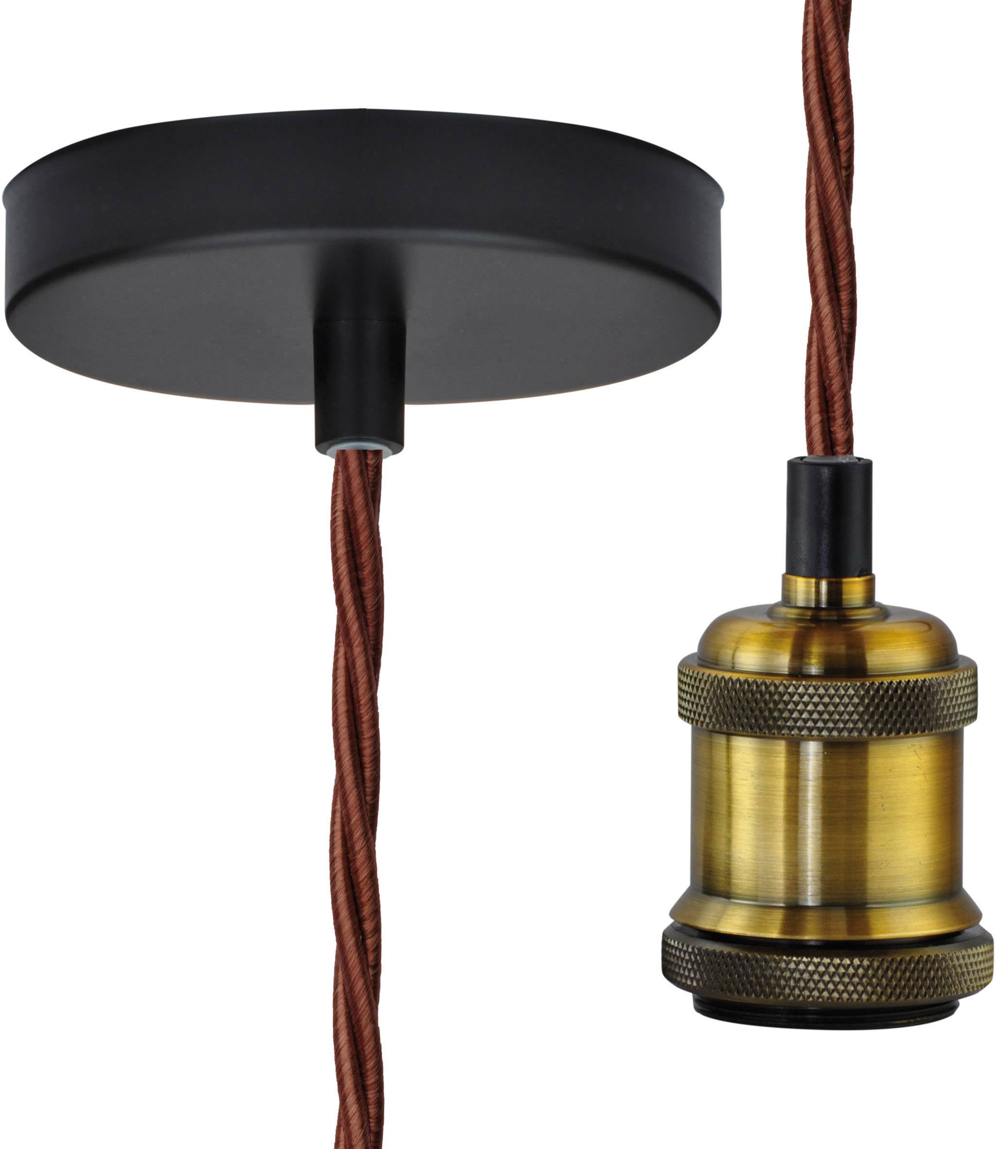 Luminaire à suspendre 1x E27 sans ampoule Segula Chicago 50567 laiton 1 pc(s)