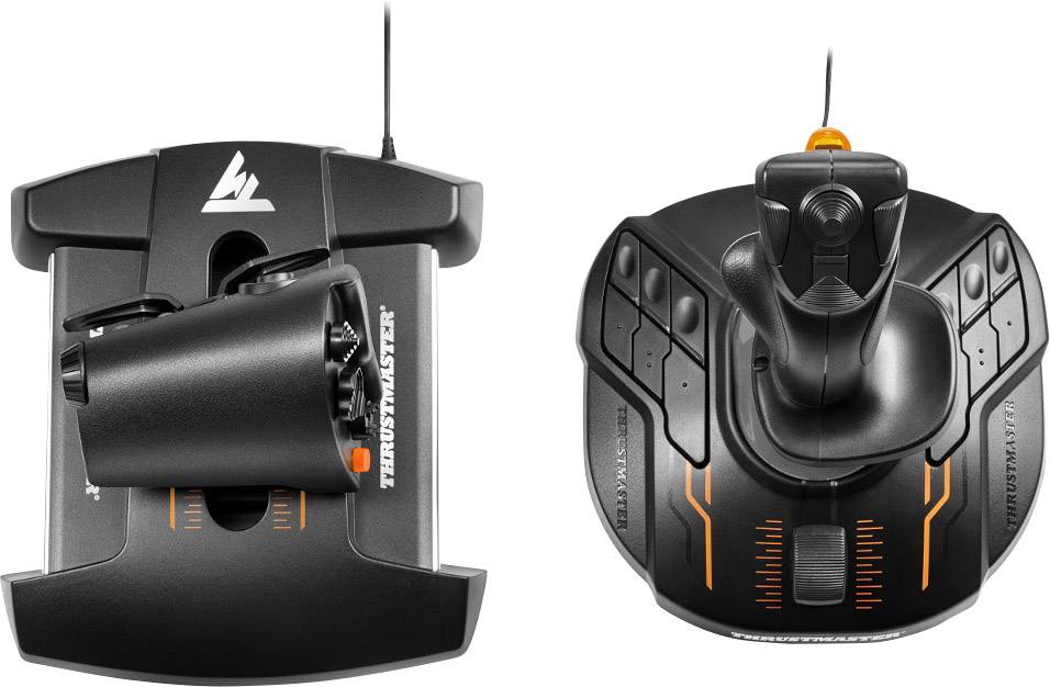 Thrustmaster T16000M FCS HOTAS Joystick USB PC noir avec curseur