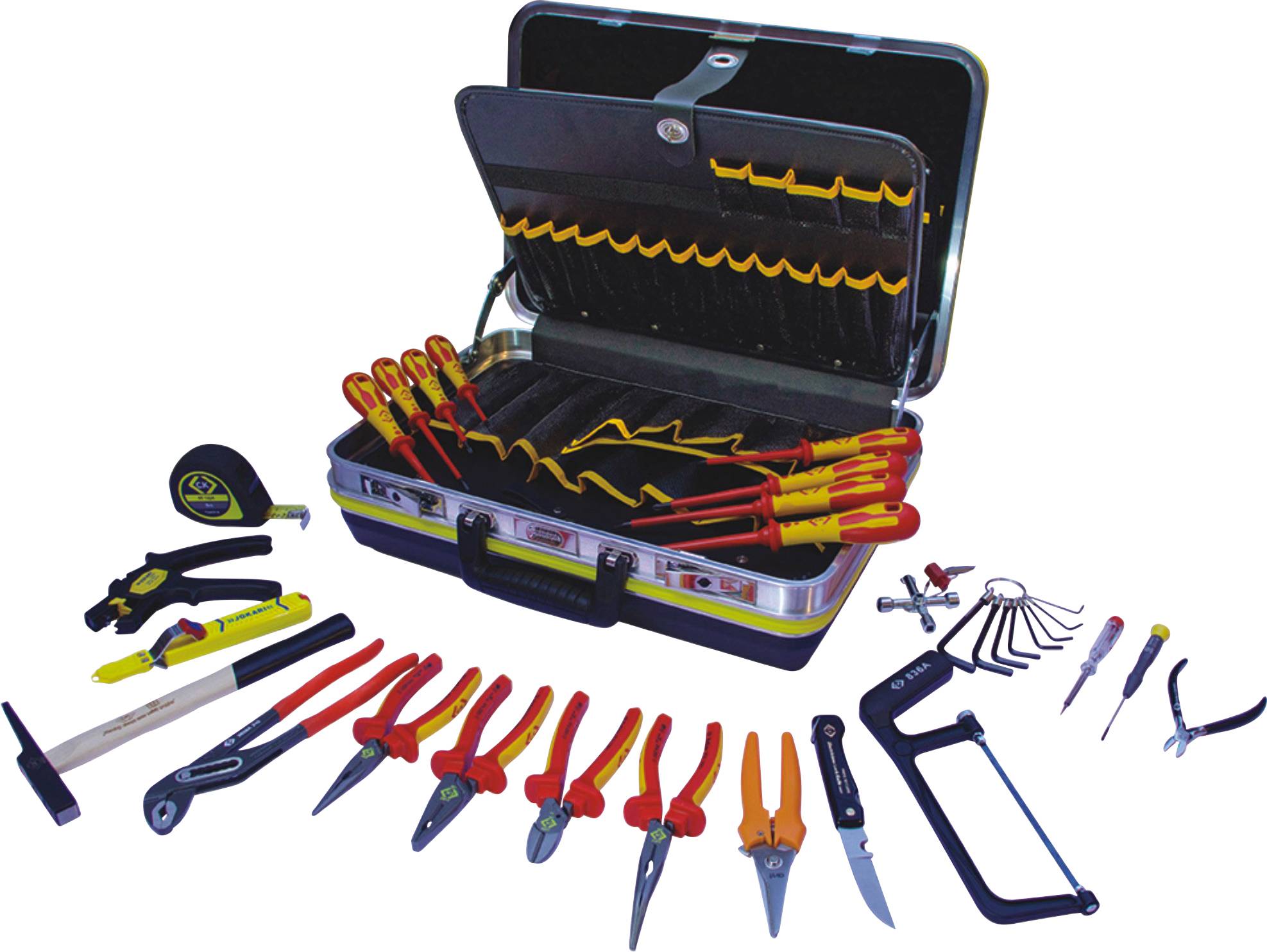 C.K T1641 pour électricien Mallette à outils équipée 26 pièces