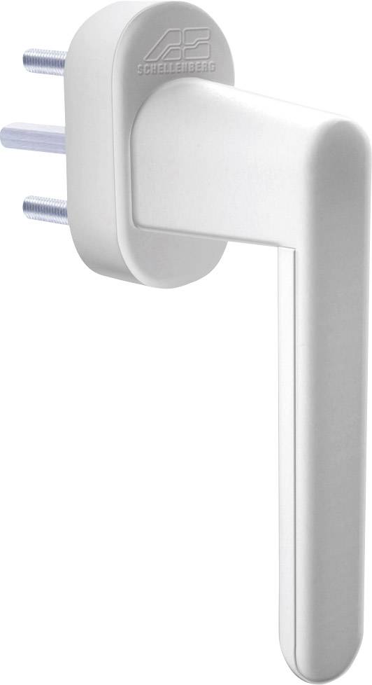 Poignée de fenêtre avec alarme blanc 115 dB Schellenberg 46500 32 mm