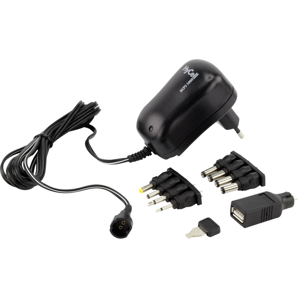 Bloc d'alimentation réglable HyCell 1201-0007 3 V/DC, 4.5 V/DC, 5 V/DC, 6 V/DC, 7.5 V/DC, 9 V/DC, 12 V/DC 1000 mA 12 W Bloc d'alimentation réglable HyCell 1201-0007 3 V/DC, 4.5 V/DC, 5 V/DC, 6 V/DC, 7.5 V/DC, 9 V/DC, 12 V/DC 1000 mA 12 W