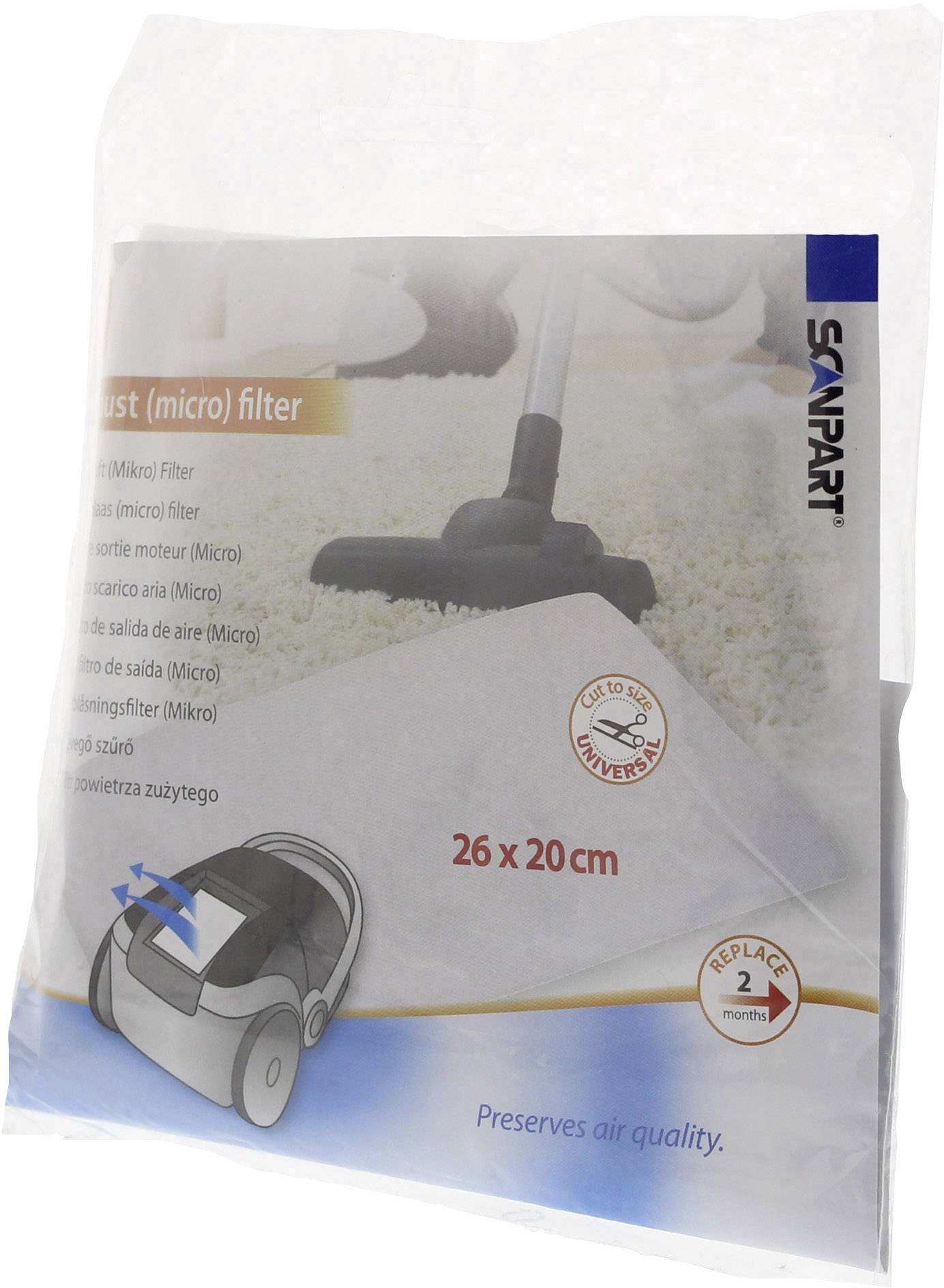 Filtre d'évacuation d'air pour aspirateur ScanPart 2684000007