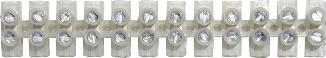 Bornier domino BELI-BECO LK12 flexible: 0.70-4 mm² rigide: 0.70-4 mm² Nombre de pôles: 12 gris, transparent (mat)