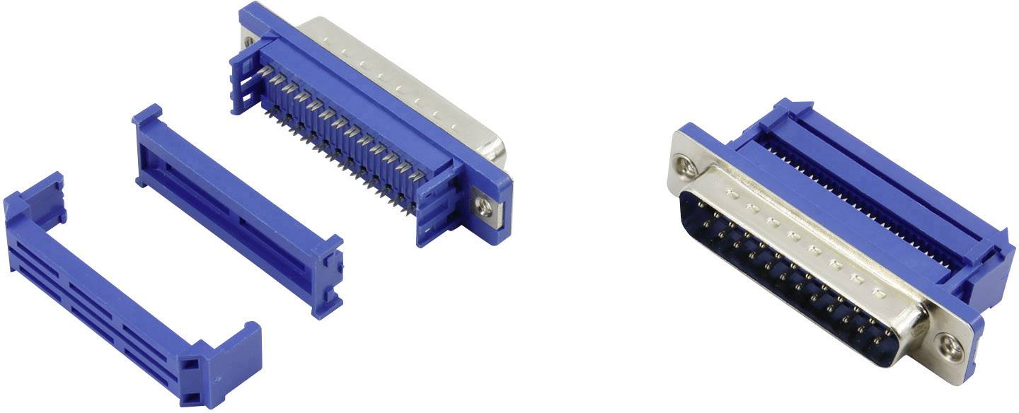Connfly DS1036-15MPU2PX-YT SUB-D mâle 180 ° Nombre de pôles: 15 autodénudant