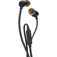 Écouteurs intra-auriculaires intra-auriculaire JBL T110 micro-casque noir Écouteurs intra-auriculaires intra-auriculaire JBL T110 micro-casque noir