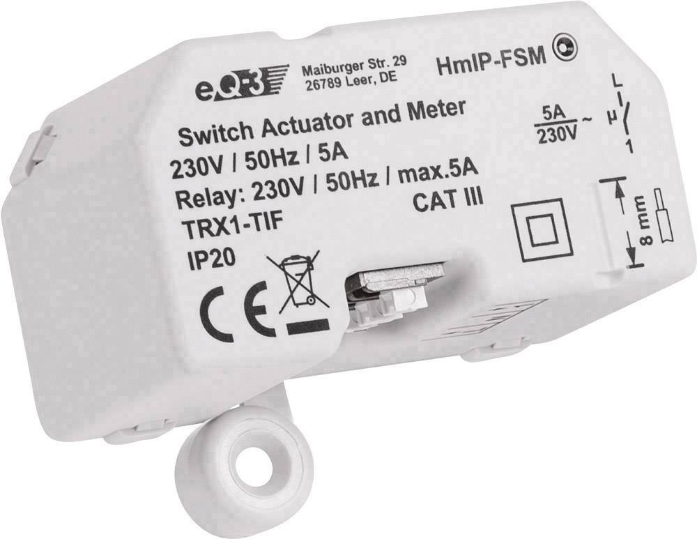 Homematic IP sans fil Actionneur de commutation avec fonction de mesure HmIP-FSM