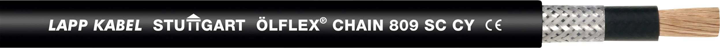 LAPP 1062940/50 Câble pour chaîne porte-câbles ÖLFLEX® CHAIN 809 SC CY 1 x 6 mm² noir 50 m