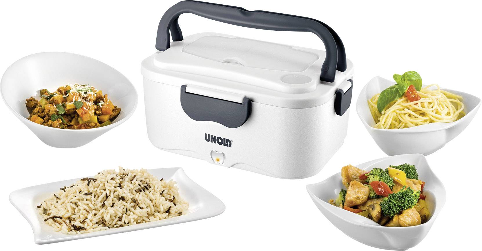 Unold 58850 58850 Boîte à déjeuner électrique blanc, gris