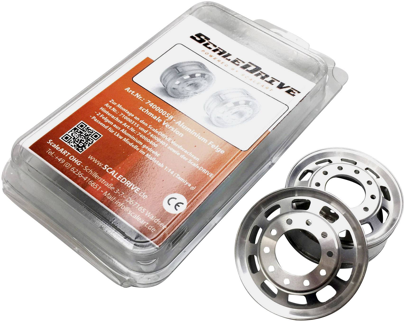 Jantes ScaleDrive 74000058 aluminium 1:14 1 paire(s)