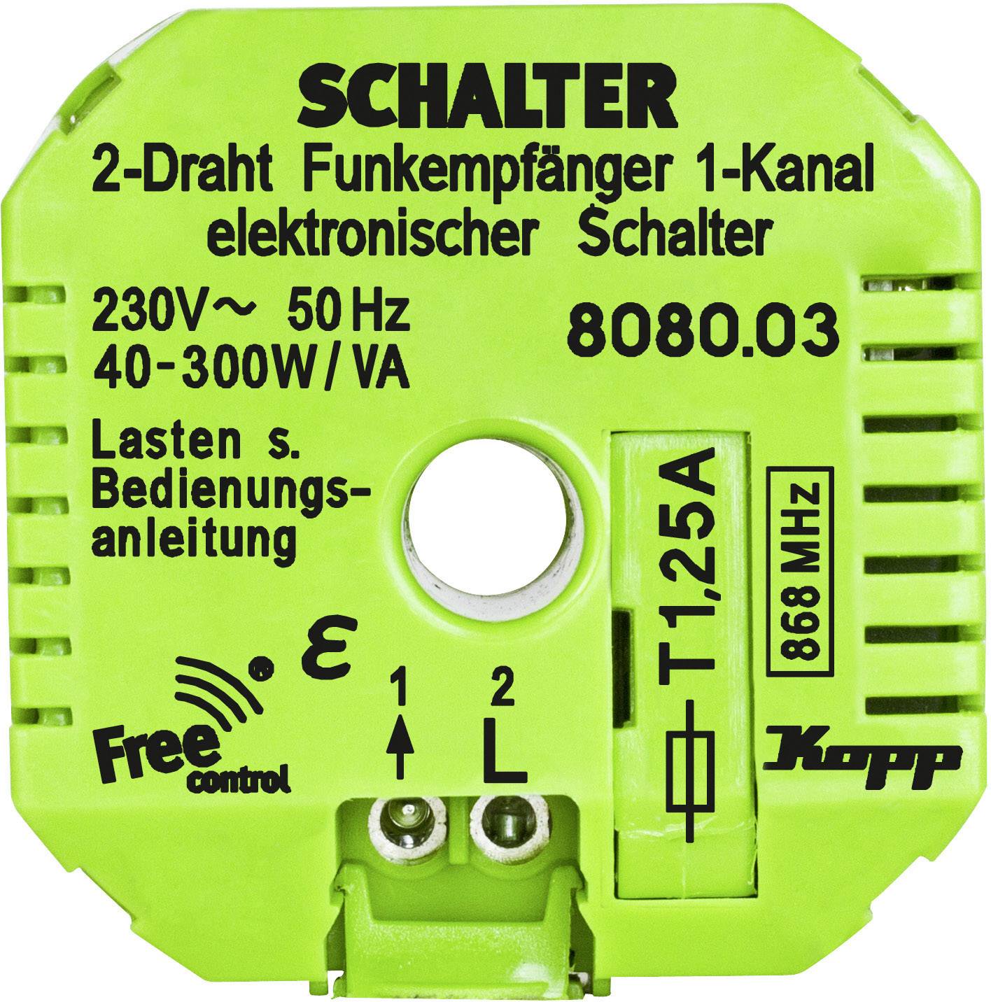 Kopp Free Control 1 canal Récepteur