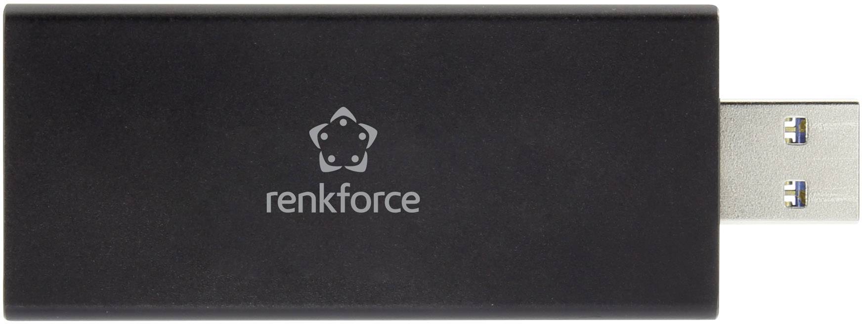 Renkforce RF-4521561 Boîtier pour SSD M.2 USB 3.0 5 GBit/s M.2 SATA 2230, 2242 RF-4521561