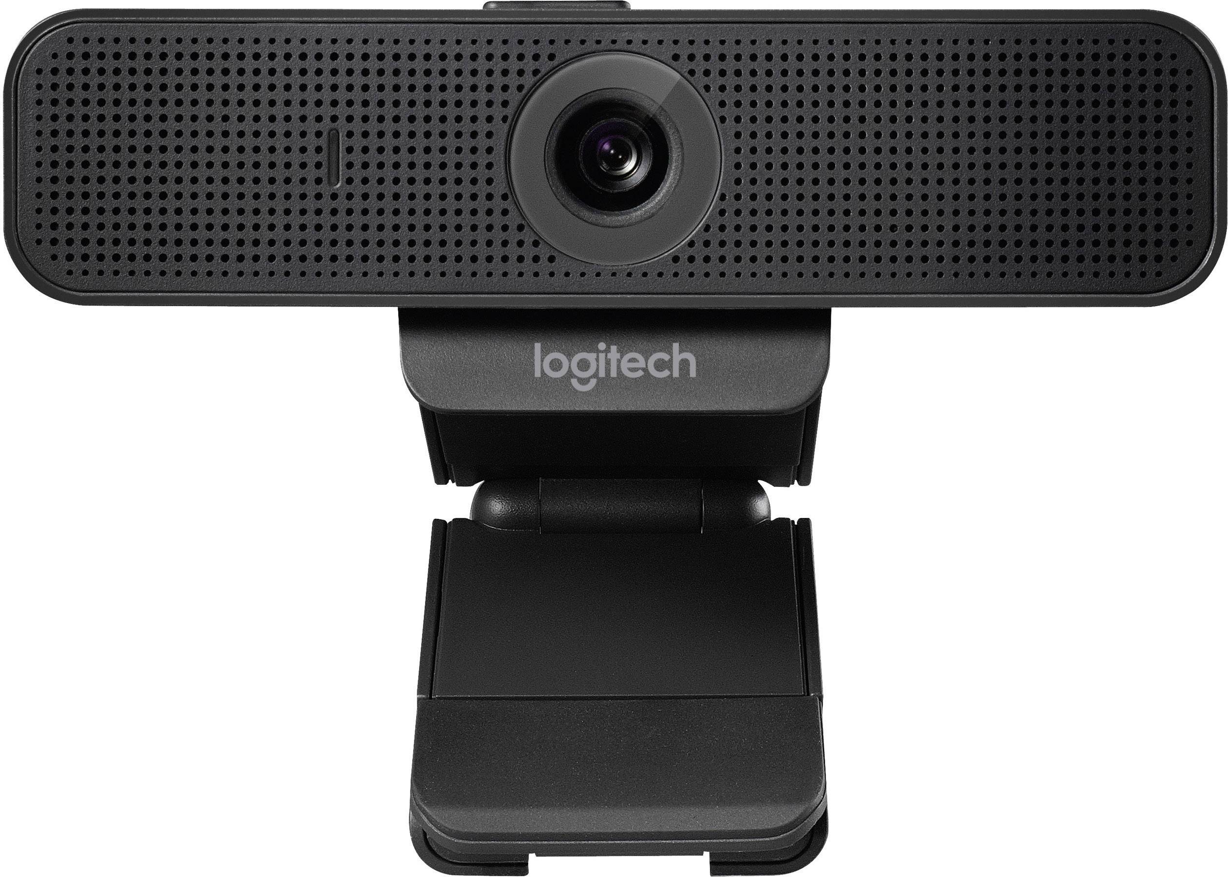 Webcam Full HD 1920 x 1080 Pixel Logitech C925E pied de support, support à pince