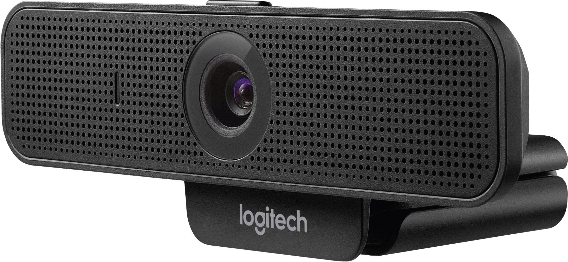 Webcam Full HD 1920 x 1080 Pixel Logitech C925E pied de support, support à pince