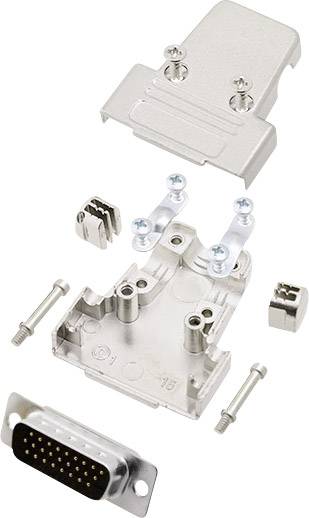 Kit embase SUB-D mâle Nombre de pôles: 26 encitech TRI-M-15-HDP26-K 6355-0058-02 180 ° fût à souder 1 set