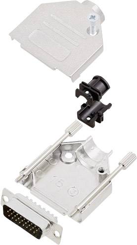 Kit embase SUB-D mâle Nombre de pôles: 26 encitech DTZK15-HDP26-K 6355-0012-02 180 ° fût à souder 1 set