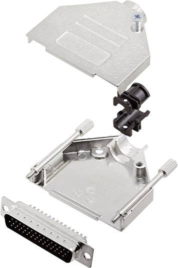 Kit embase SUB-D mâle Nombre de pôles: 44 encitech DTZK25-HDP44-K 6355-0012-03 180 ° fût à souder 1 set