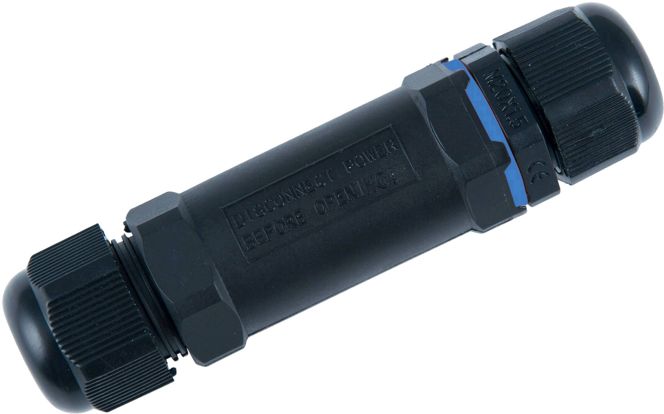 Heitronic 45608 Connecteur de câbles avec bornes à vis (L x l x H) 100 x 23.5 x 26 mm 1 pc(s)