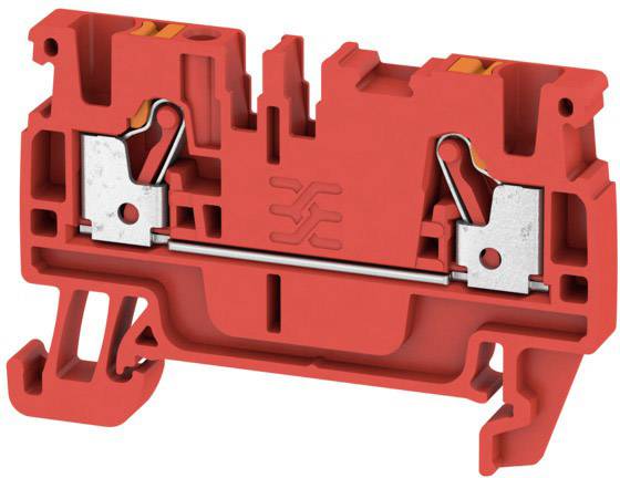 Weidmüller 1521900000 Borne de passage 5.1 mm ressort de traction rouge 100 pc(s)