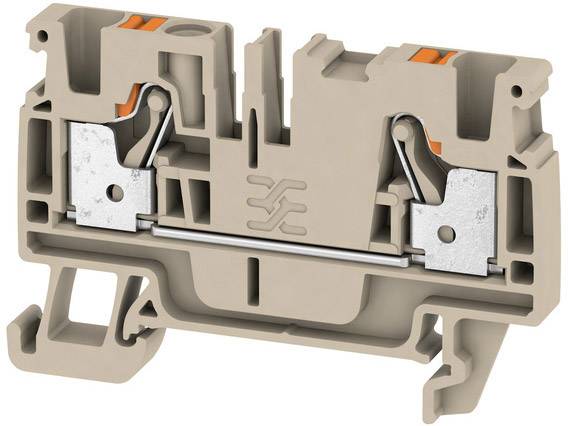 Weidmüller 2051180000 Borne de passage 6.1 mm ressort de traction gris 100 pc(s)