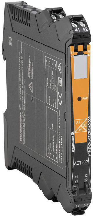 Isolateur/convertisseur de signaux Weidmüller ACT20P-AI-AO-DC-S 1477420000 1 pc(s)