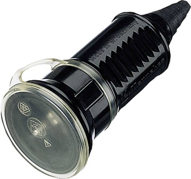 Fiche électrique femelle avec terre MENNEKES 10755 230 V noir IP44