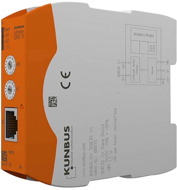 Revolution Pi by Kunbus PR100073 GW EtherCAT Module d'extension 24 V 1 pc(s)