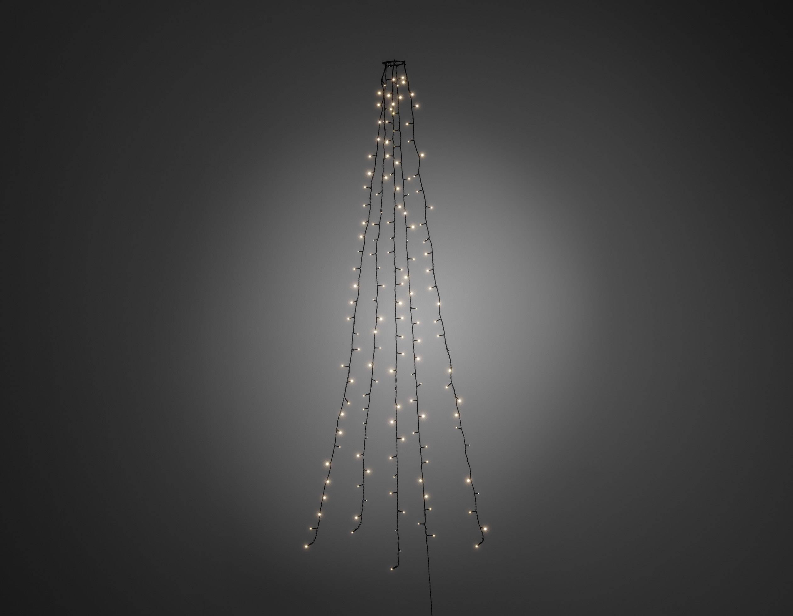 Konstsmide 6361-120 Lampe LED pour sapin CEE 2021: G (A - G) Nombre de lumière 200 LED blanc chaud Longueur éclairée: 2.4 m