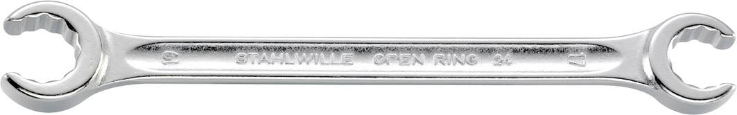 Stahlwille 41082224 24 22 X 24 Clé polygonale double ouverte Ouverture de clé (métrique) 22 - 24 mm