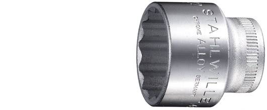 Douille 12 pans extérieurs 17 mm Longueur: 31 mm Stahlwille 02010017 Propulseur: 3/8" (10 mm) 1 pc(s)