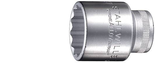 Douille 12 pans extérieurs 13 mm Longueur: 38 mm Stahlwille 03010013 Propulseur: 1/2" (12.5 mm) 1 pc(s)