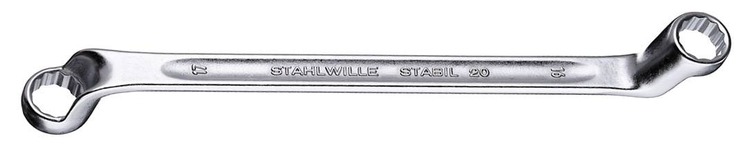 Stahlwille 41040607 20 6 X 7 Clé polygonale double Ouverture de clé (métrique) 6 - 7 mm