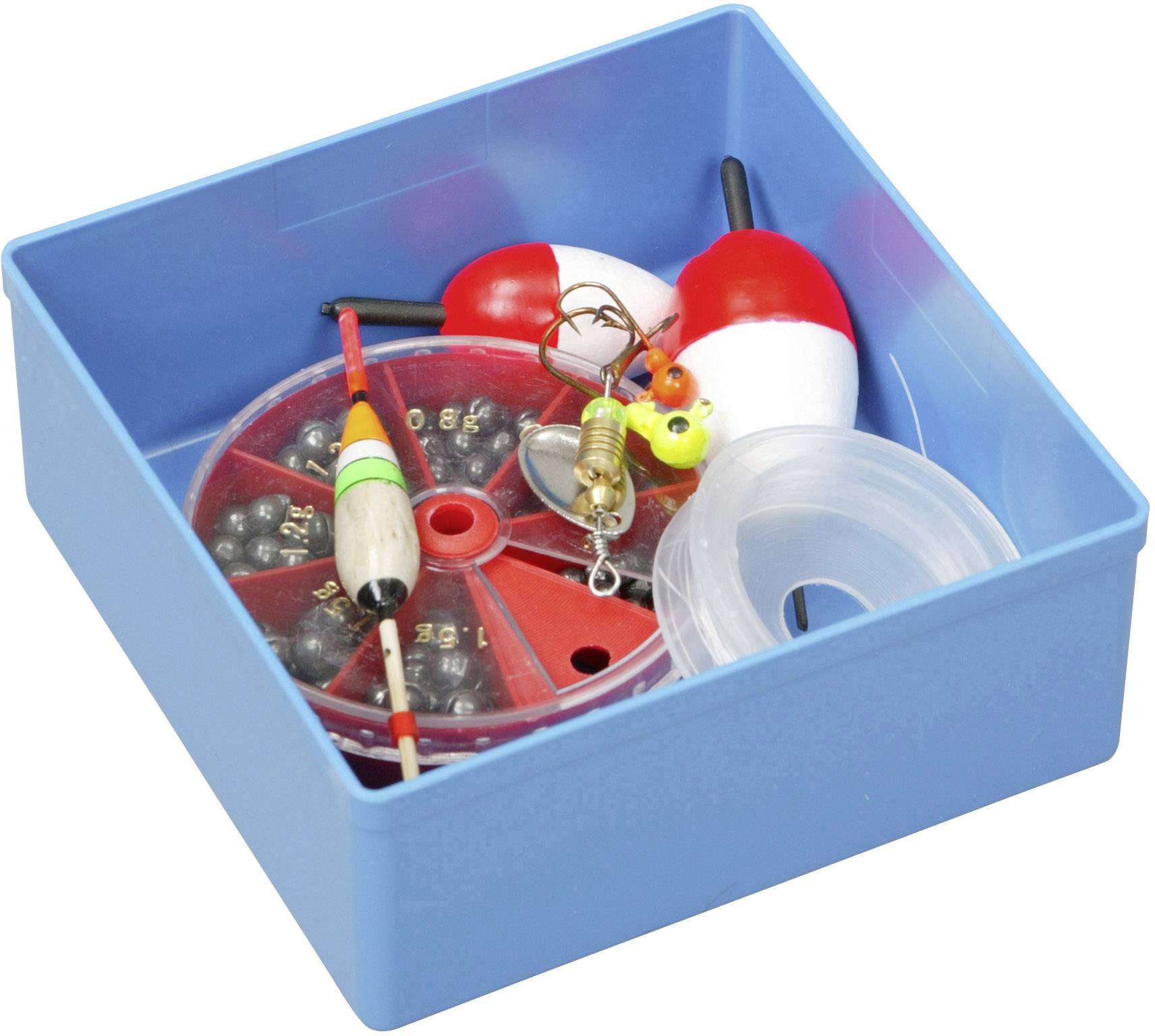 Allit 456302 Insert de coffret de rangement (L x l x H) 108 x 108 x 45 mm Contenu