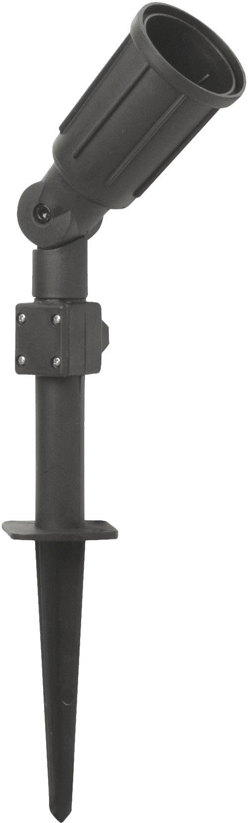 Projecteur à LED de jardin 1x E27 sans ampoule Megatron Cappi MT70813 noir 1 pc(s)