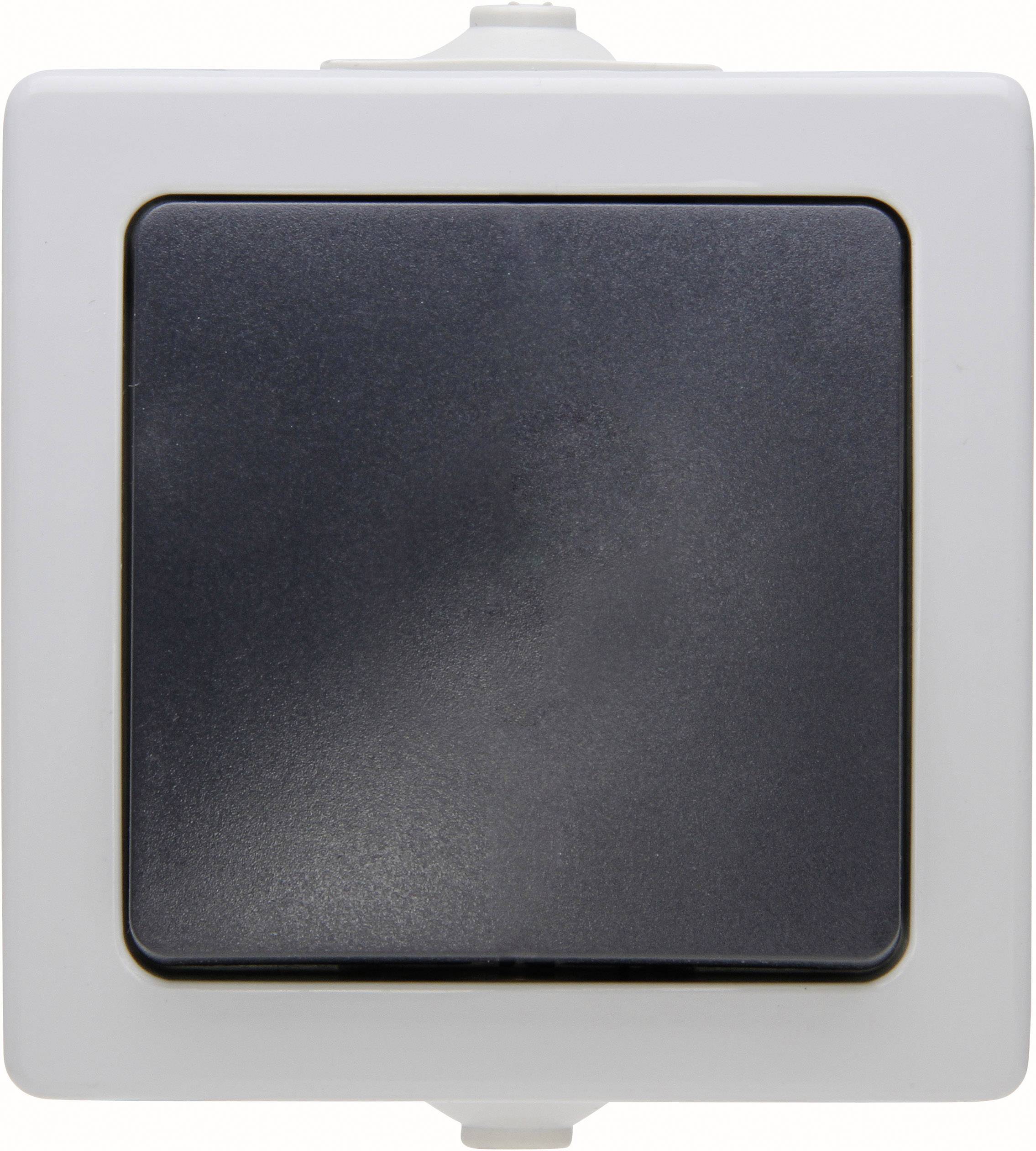 Interrupteur/inverseur Kopp 565756004 Nautic gris