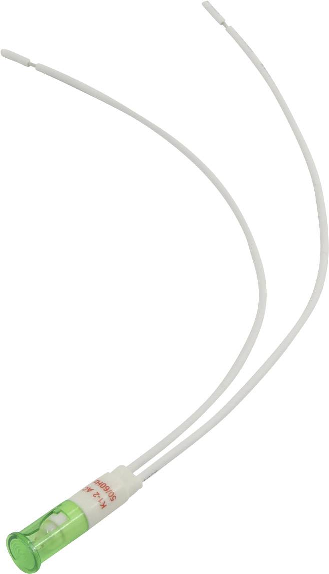 Un appareil médical vert avec deux tubes blancs ; probablement un instrument à des fins diagnostiques ou thérapeutiques.