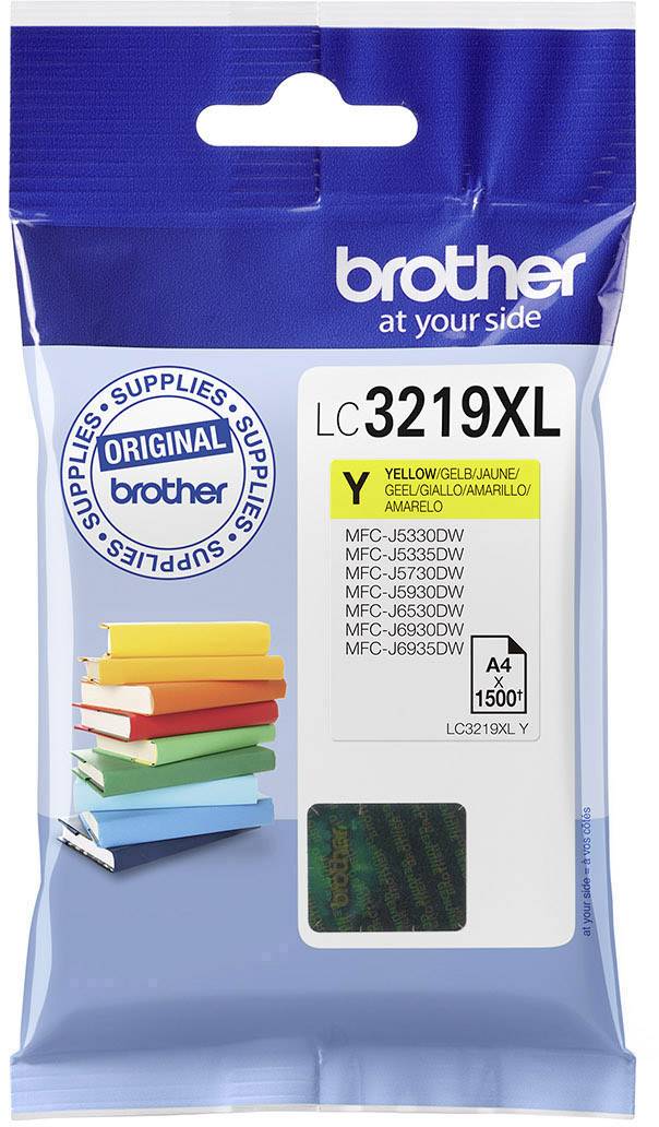 Brother Encre LC-3219XLY d'origine jaune LC3219XLY