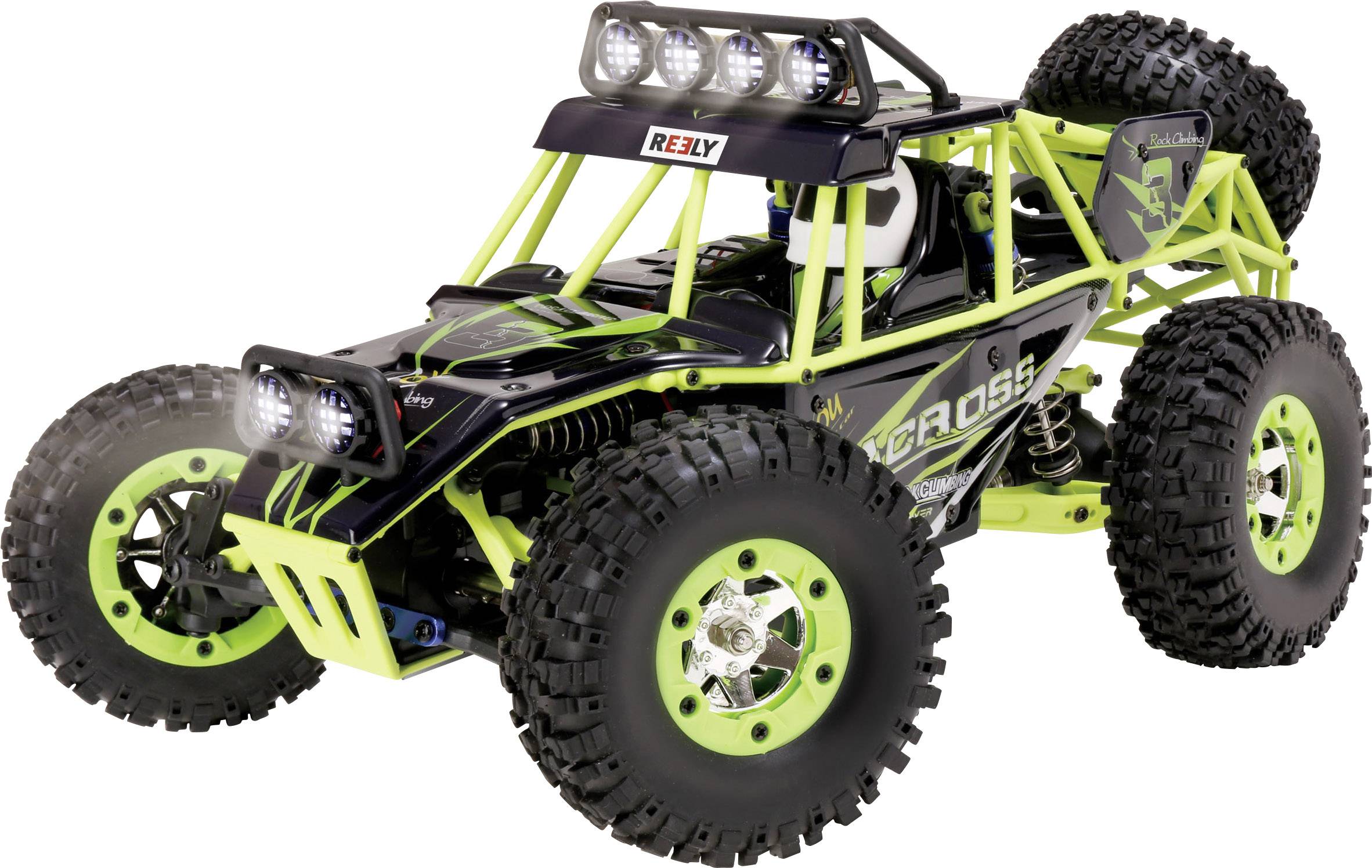 Buggy électrique Reely Desert Climber brushed 2,4 GHz 4 roues motrices (4WD) prêt à fonctionner (RtR) 1:10 XS