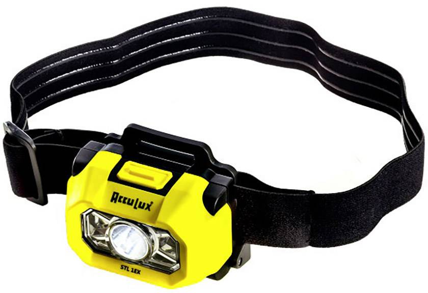 Lampe frontale N/A AccuLux DS 14 IP67 N/A jaune, noir