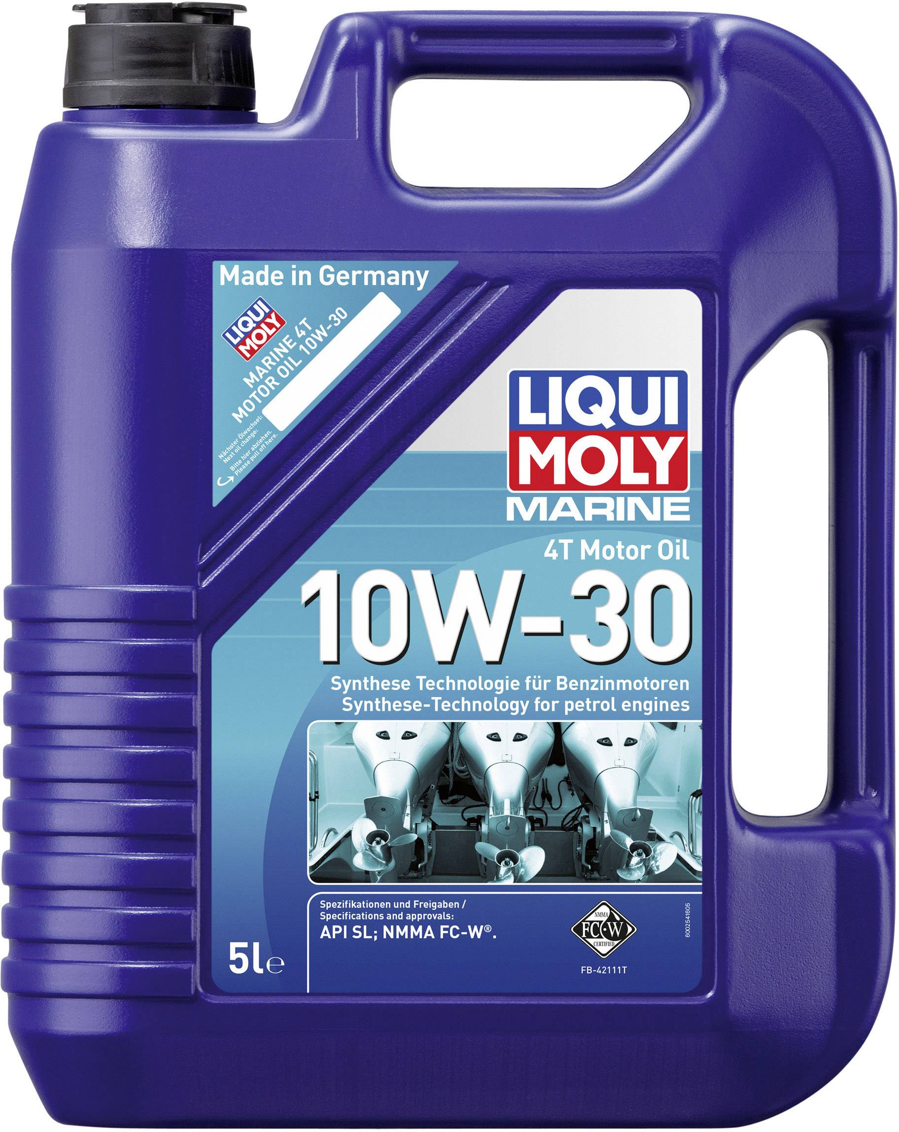 Liqui Moly Marine 4T 10W-30 25023 Huile pour moteur 5 l