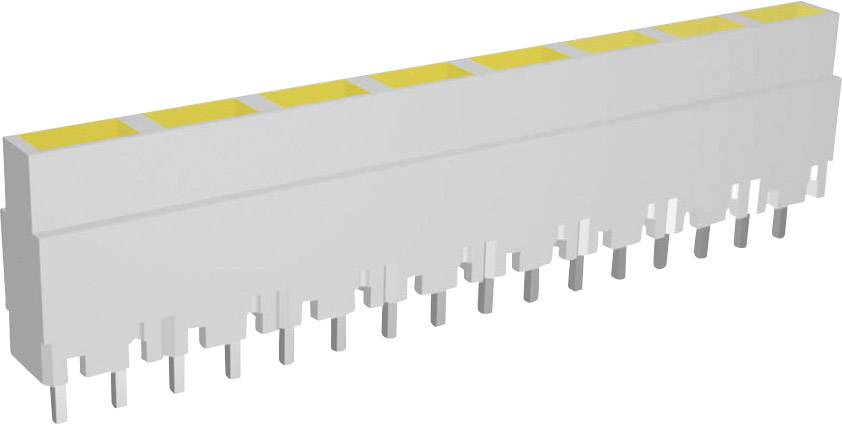 Signal Construct ZALW 081 Rangée de LEDs x8 jaune (L x l x H) 40.8 x 3.7 x 9 mm