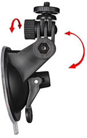 Mantona fixation à ventouse GoPro, caméras sport