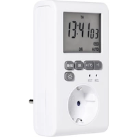 Sygonix SY-3057190 Programmateur horaire pour prise électrique numérique programme hebdomadaire 3680 W IP20 fonctio Sygonix SY-3057190 Programmateur horaire pour prise électrique numérique programme hebdomadaire 3680 W IP20 fonctio