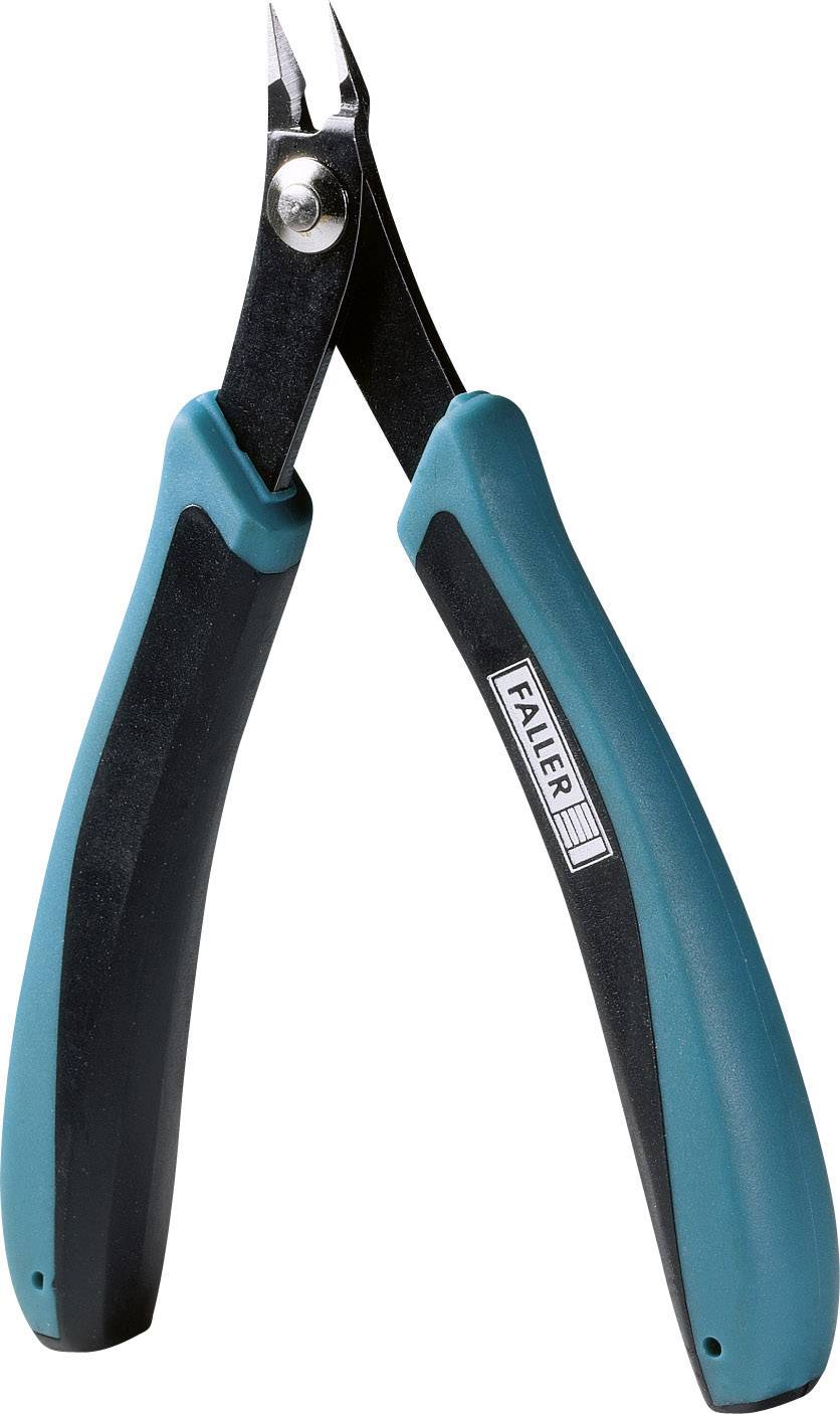 Coupe-côtés bleu et noir à lames tranchantes et poignées ergonomiques. Marquage de la marque 'Falter' sur la poignée.