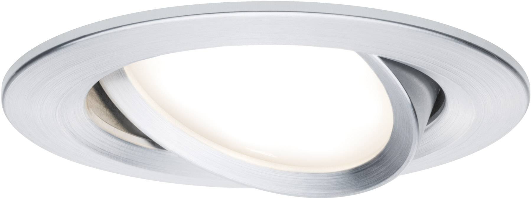 Paulmann 4064161242262 Coin Slim Luminaire à LED encastrable jeu de 4 LED LED intégrée 18 W aluminium (brossé)