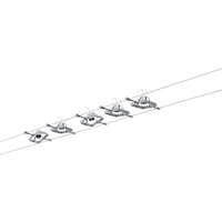 Paulmann MacII 94133 Système complet d'éclairage sur câble GU5.3 50 W LED chrome (mat) Paulmann MacII 94133 Système complet d'éclairage sur câble GU5.3 50 W LED chrome (mat)