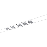 Paulmann MacII 94133 Système complet d'éclairage sur câble GU5.3 50 W LED chrome (mat) Paulmann MacII 94133 Système complet d'éclairage sur câble GU5.3 50 W LED chrome (mat)